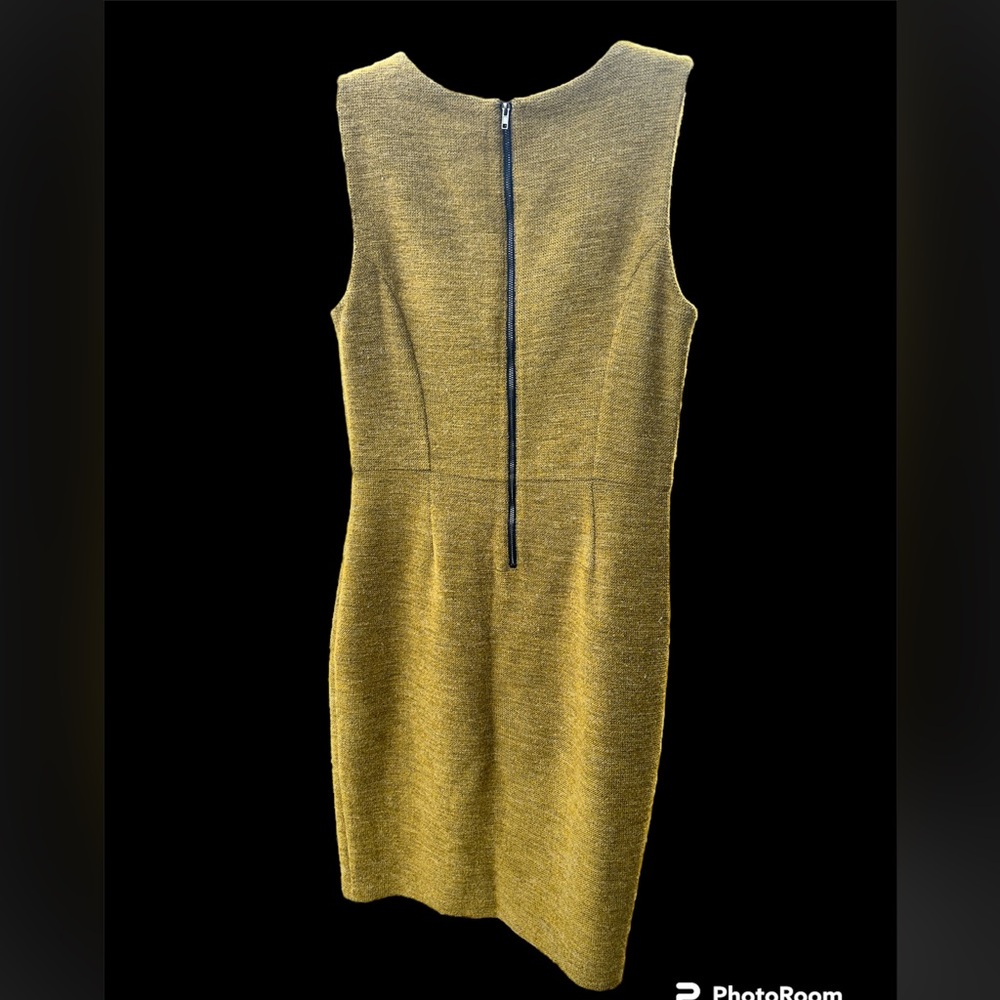 THML Mustard tweed sleeveless dress. Size LG. EUC - Picture 2 of 3